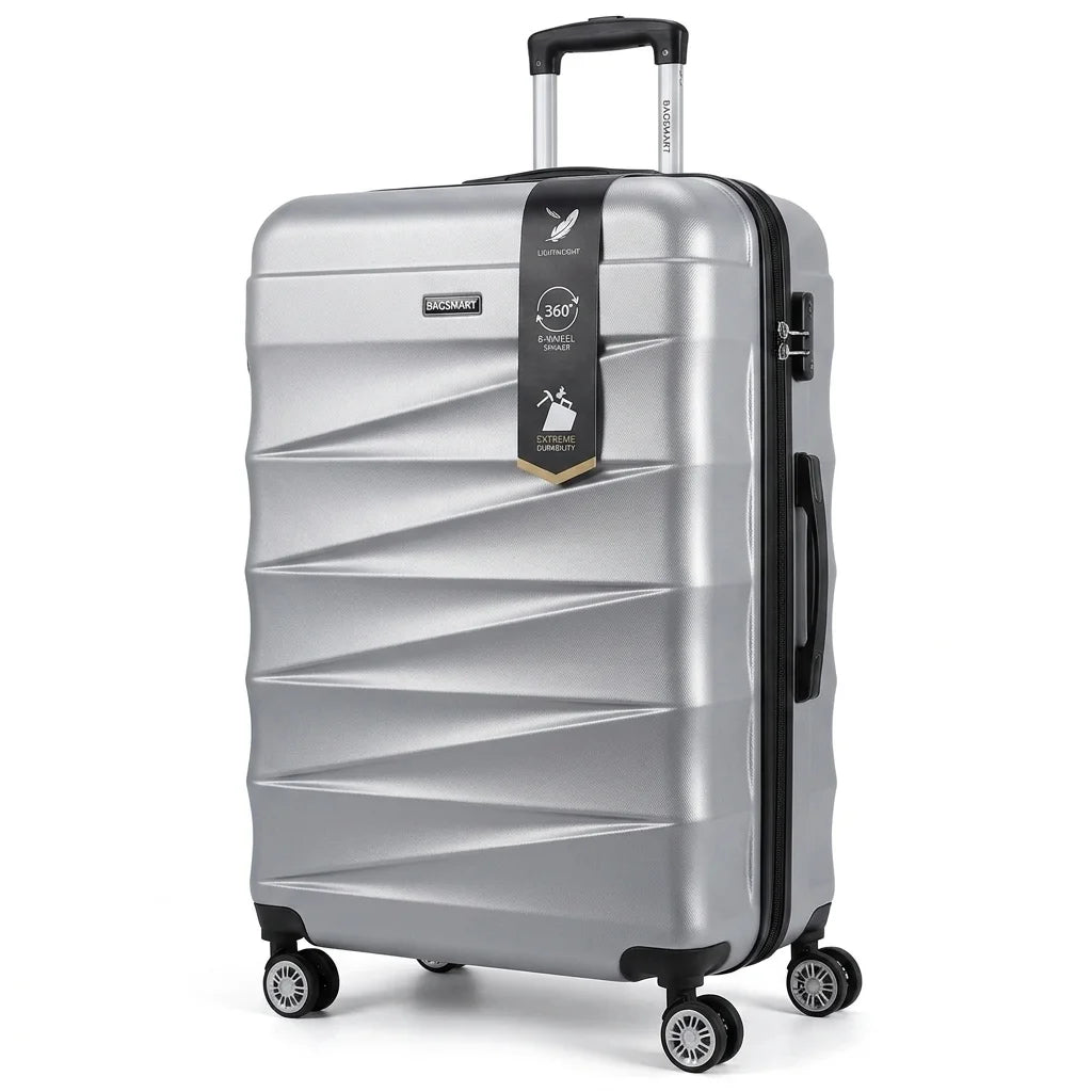 Pigeon-Hardside-Luggage-bag-large-size-in-silver-color