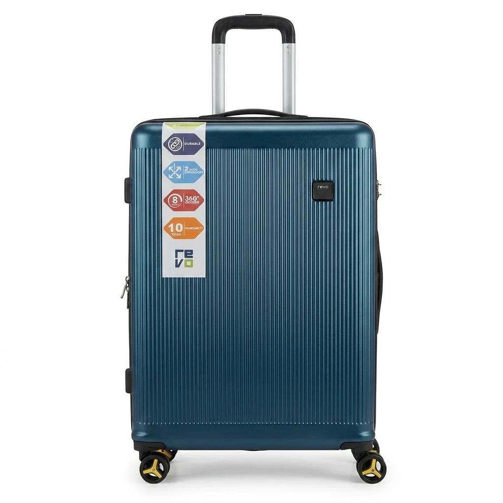 Revo Expandable Luggage bag in medium size with blue color