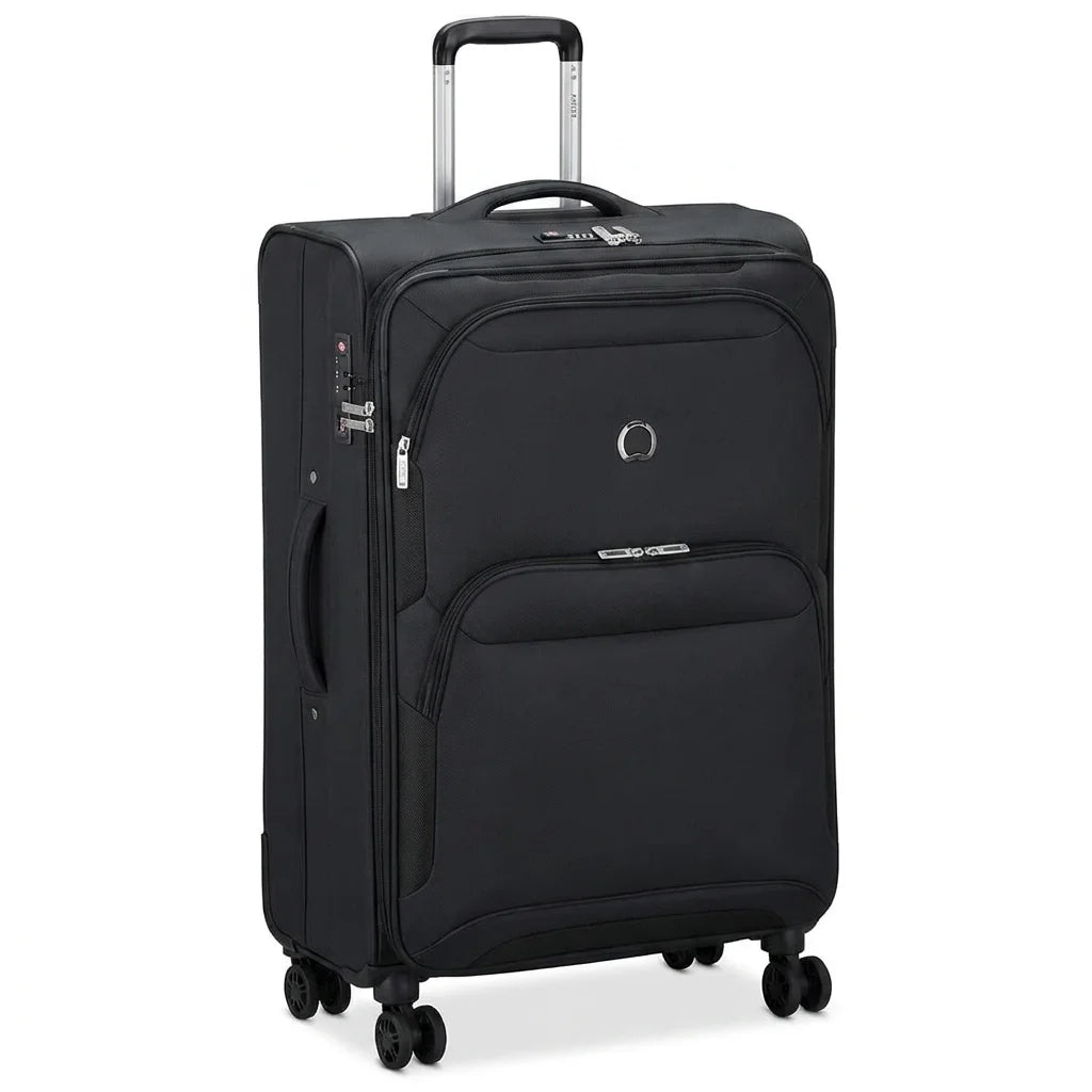 delsey-sky-max-softside-luggage-bag-large-size-in-black-color
