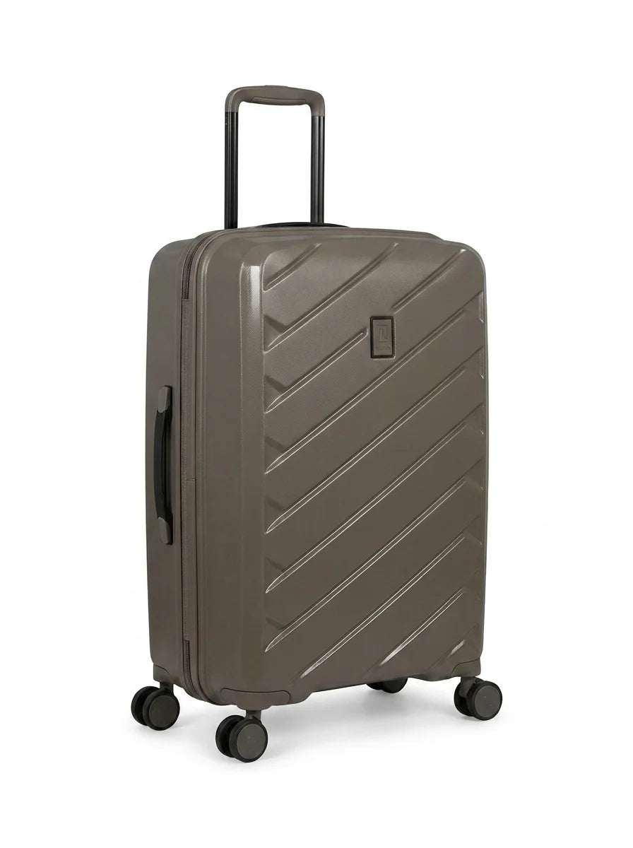 IT Influential medium size luggage bag in beige color