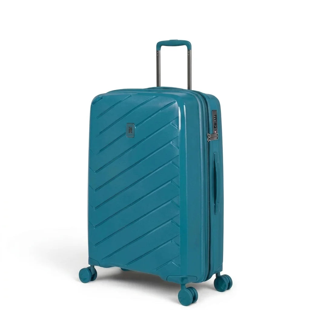IT Influential medium size luggage bag in blue color