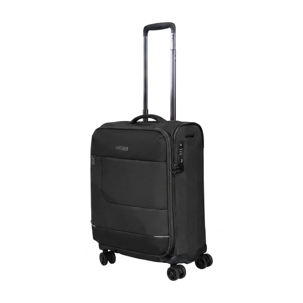Pierre Cardin Airlite Small Cabin Luggage black color
