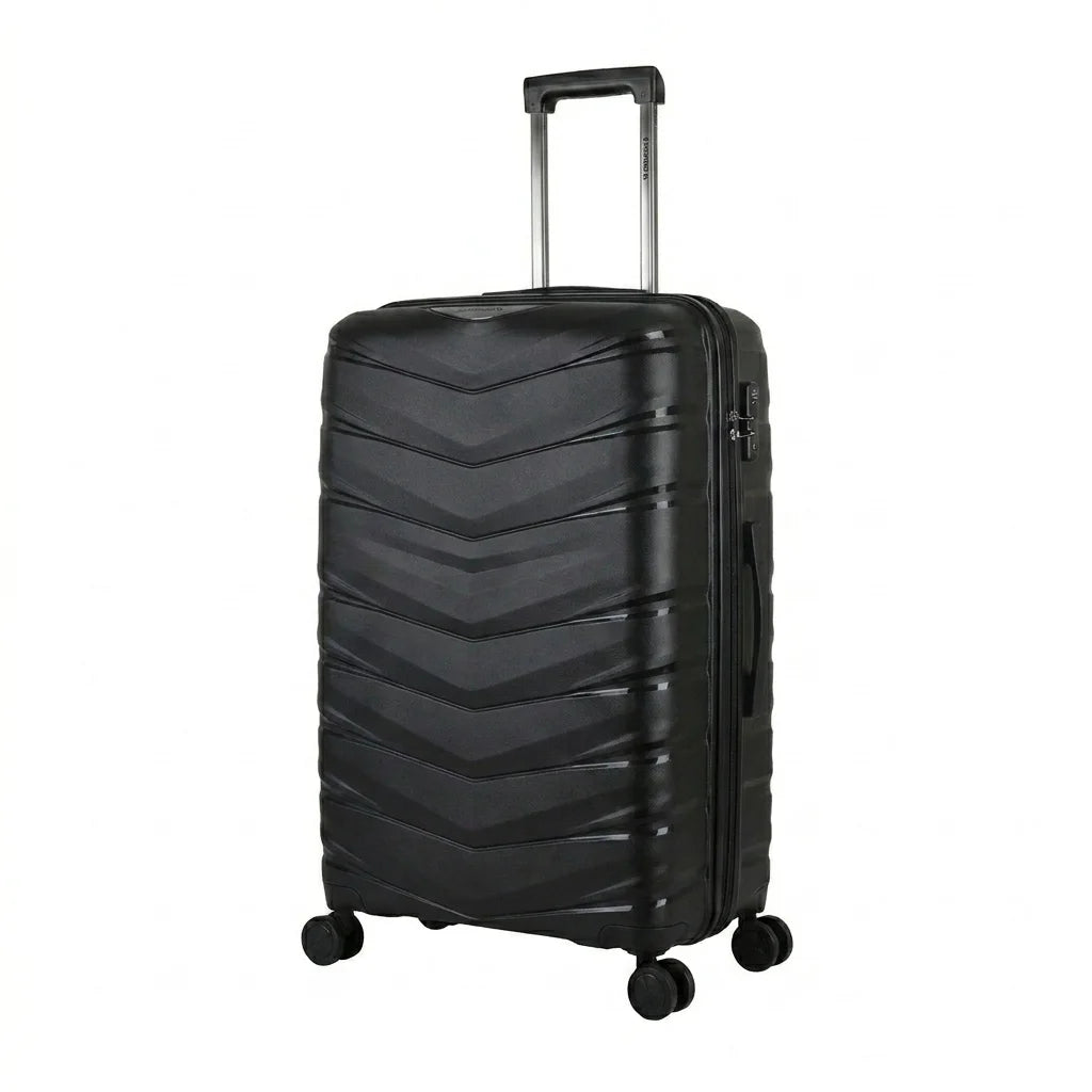 Roncato 24 Inch medium size Luggage in black color