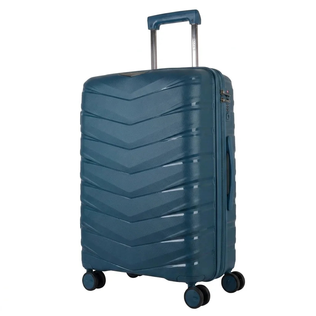 Roncato 24 Inch medium size Luggage in dark teal color