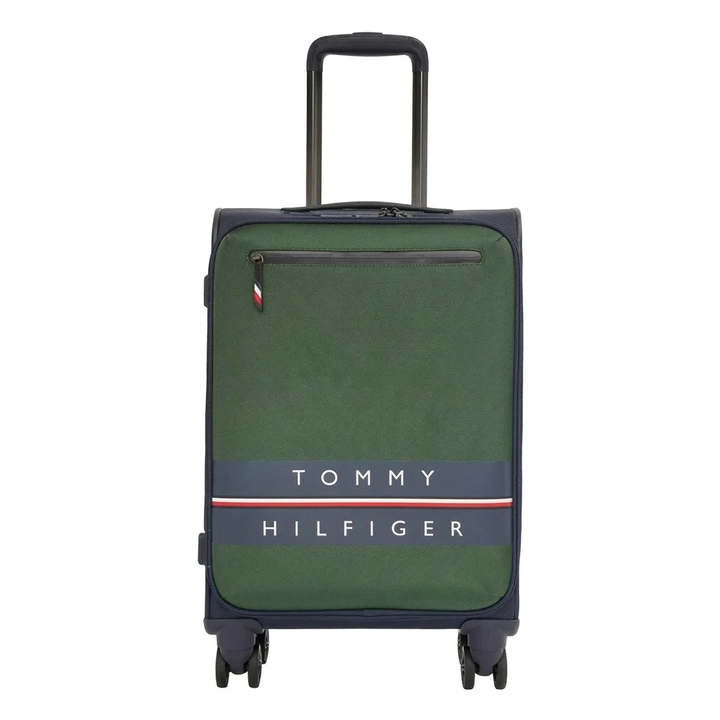 Tommy Hilfiger Lewiston Softside 24 inch Luggage bag in green color