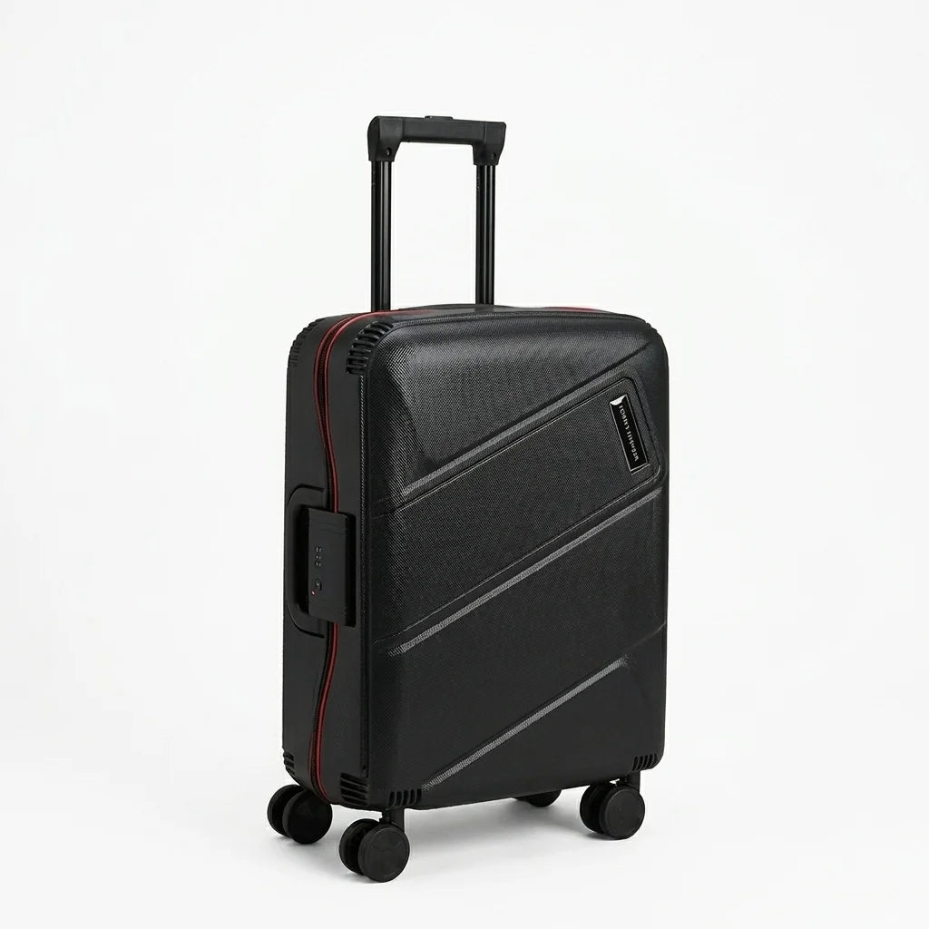 Tommy Hilfiger Small Carry On Luggage Black color